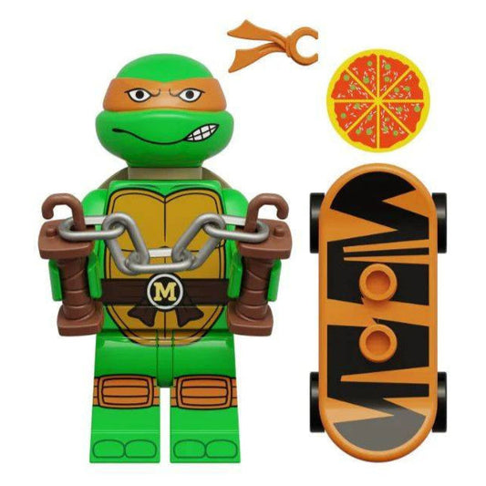 Michelangelo (Mutant Mayhem) Mutant Ninja Turtles Custom Minifigure1