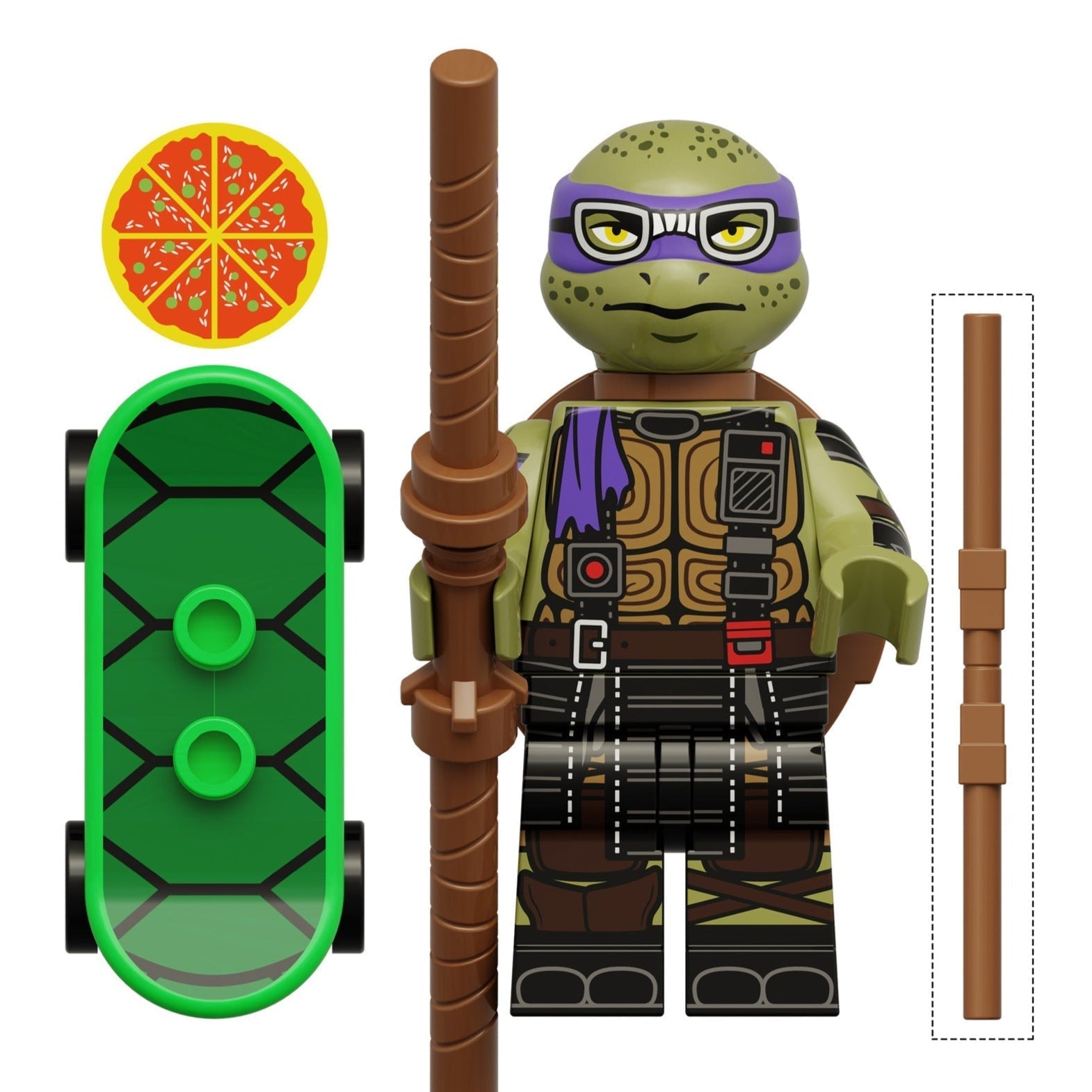 Donatello Mutant Ninja Turtles Custom Minifigure1