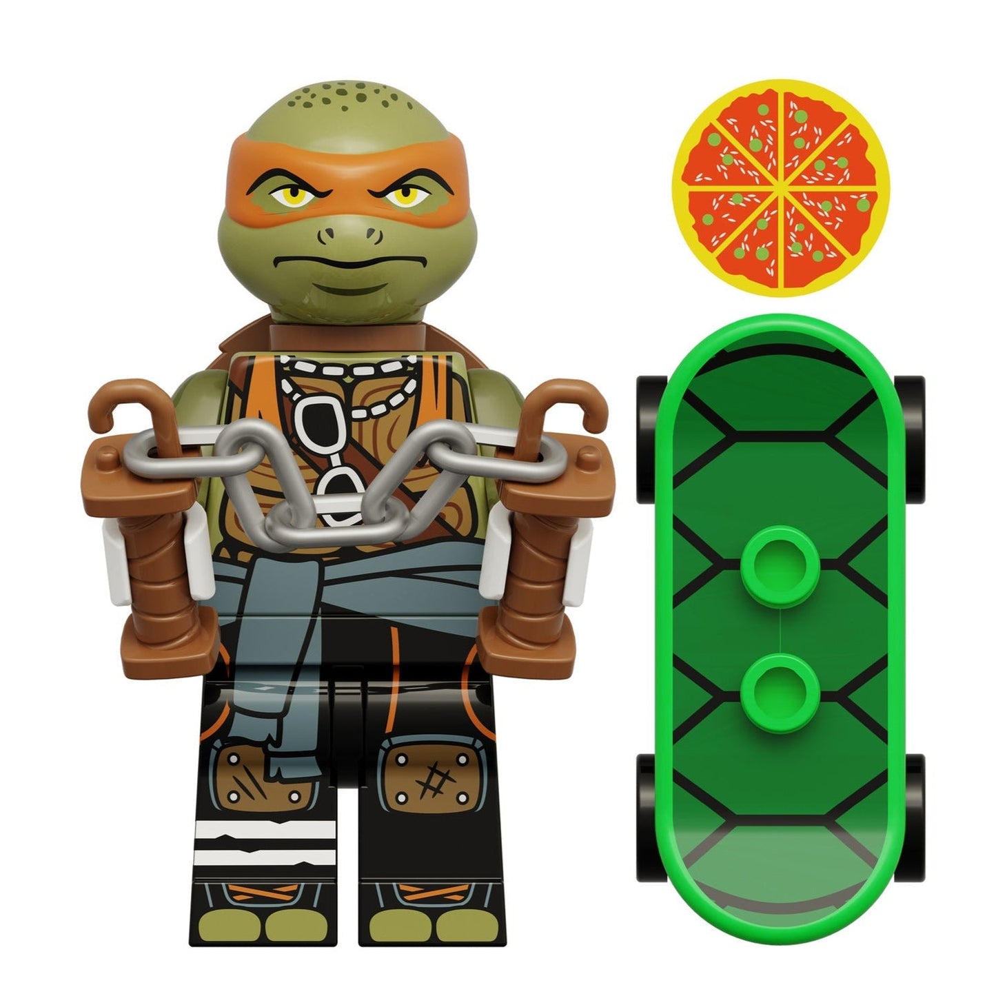 Michelangelo Mutant Ninja Turtles Custom Minifigure1