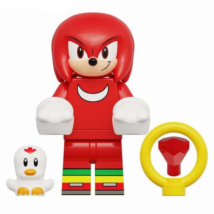 Knuckles the Echidna from Sonic the Hedgehog Custom Minifigure1