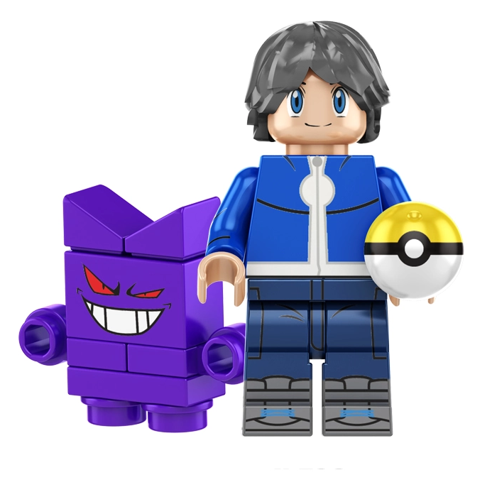 Calem with Gengar Pokemon Minifigure1