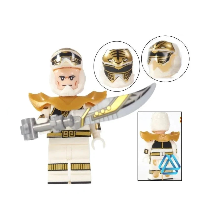White Ranger Custom Power Rangers Minifigure2