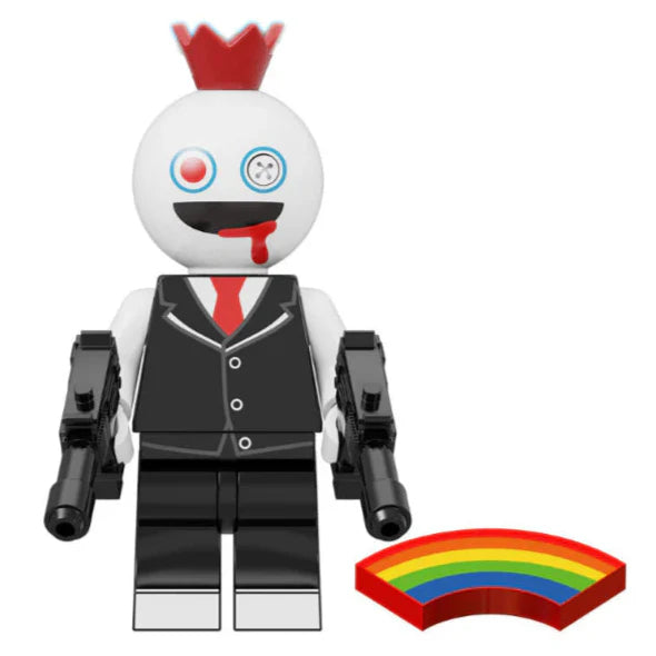 Blue Rainbow Friend (White) Custom Rainbow Friends Roblox Minifigure1