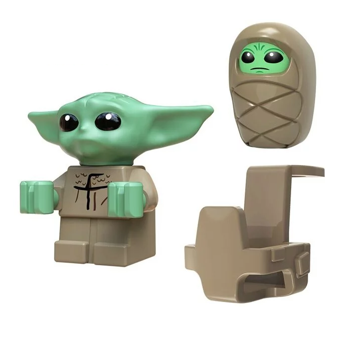 Small Grogu Baby Yoda custom Star Wars Minifigure1