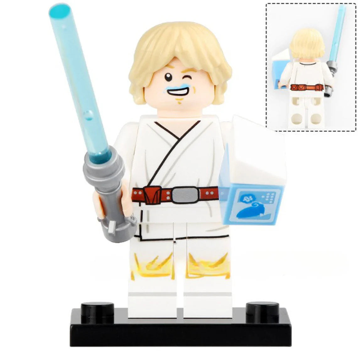 Luke Skywalker Blue Milk custom Star Wars Minifigure1