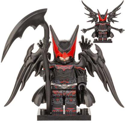 Batman Hellbat Black Suit Custom DC Comics Superhero Minifigure1