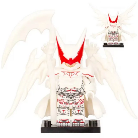 Batman Hellbat White Suit Custom DC Comics Superhero Minifigure1