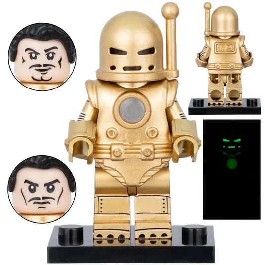 Iron Man Model 1 (Gold) Custom Marvel Superhero Minifigure1