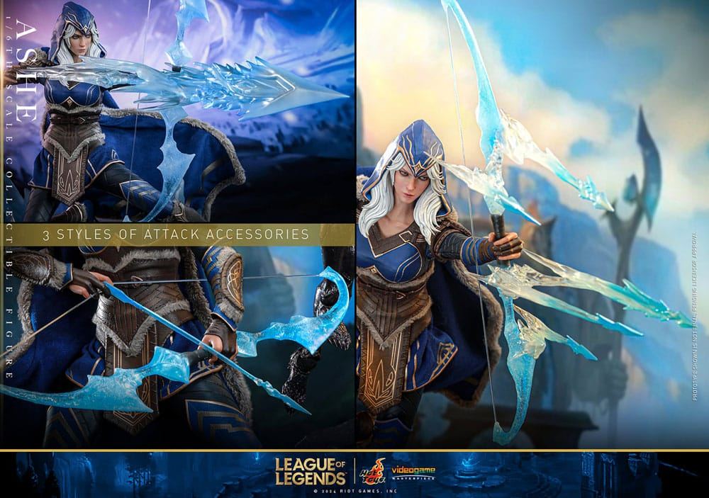 League of Legends Video Game Masterpiece Action Figure 1/6 Ashe 28cm18