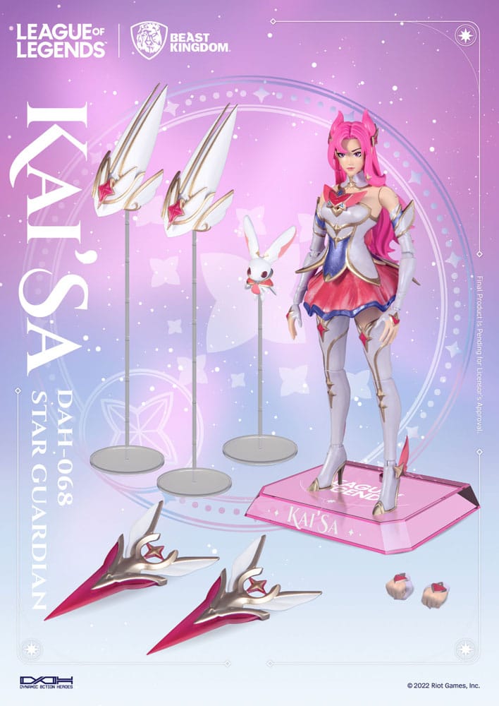 League of Legends Dynamic 8ction Heroes Action Figure 1/9 Star Guardian Kai'Sa 19cm8