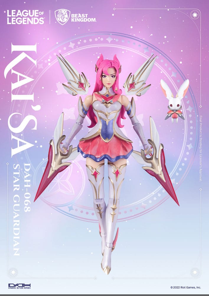 League of Legends Dynamic 8ction Heroes Action Figure 1/9 Star Guardian Kai'Sa 19cm2