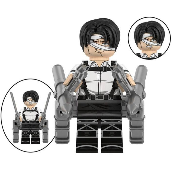 Levi Ackerman From Attack on Titan Custom Anime Minifigure1