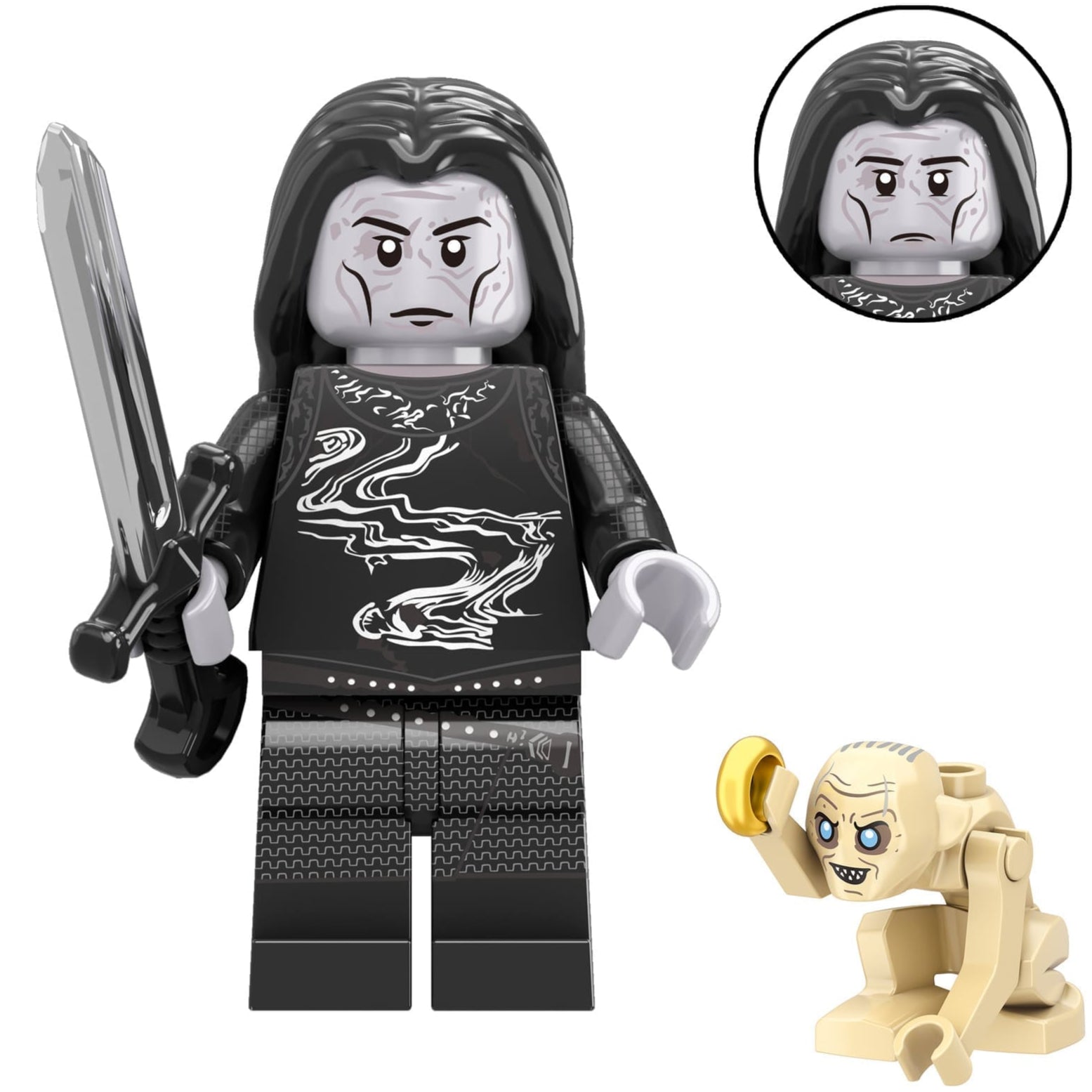 Adar (The Ring Of Power) Custom Lord of the Rings Minifigure1