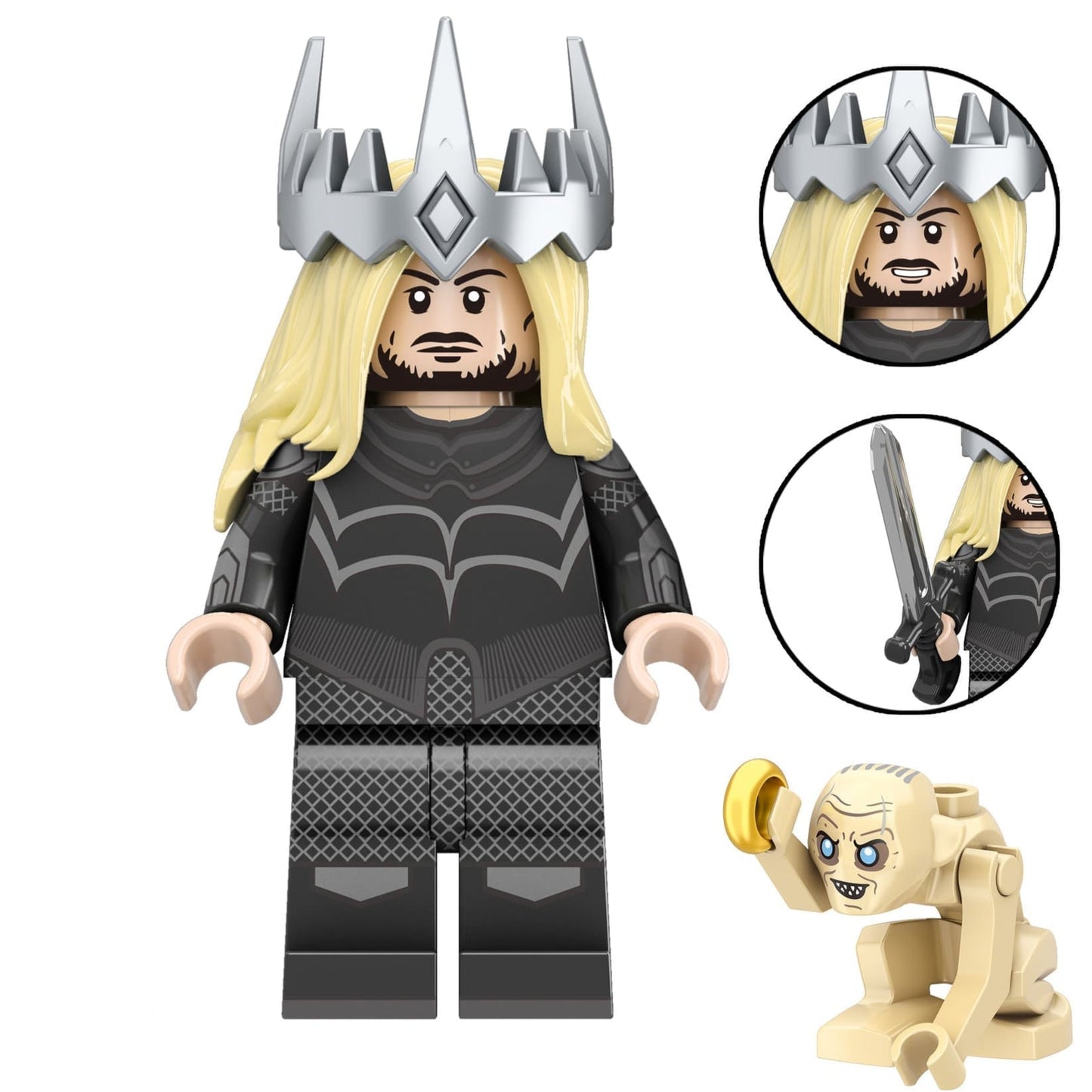 Halbrand (The Rings of Power) Custom Lord Of The Rings Minifigure1