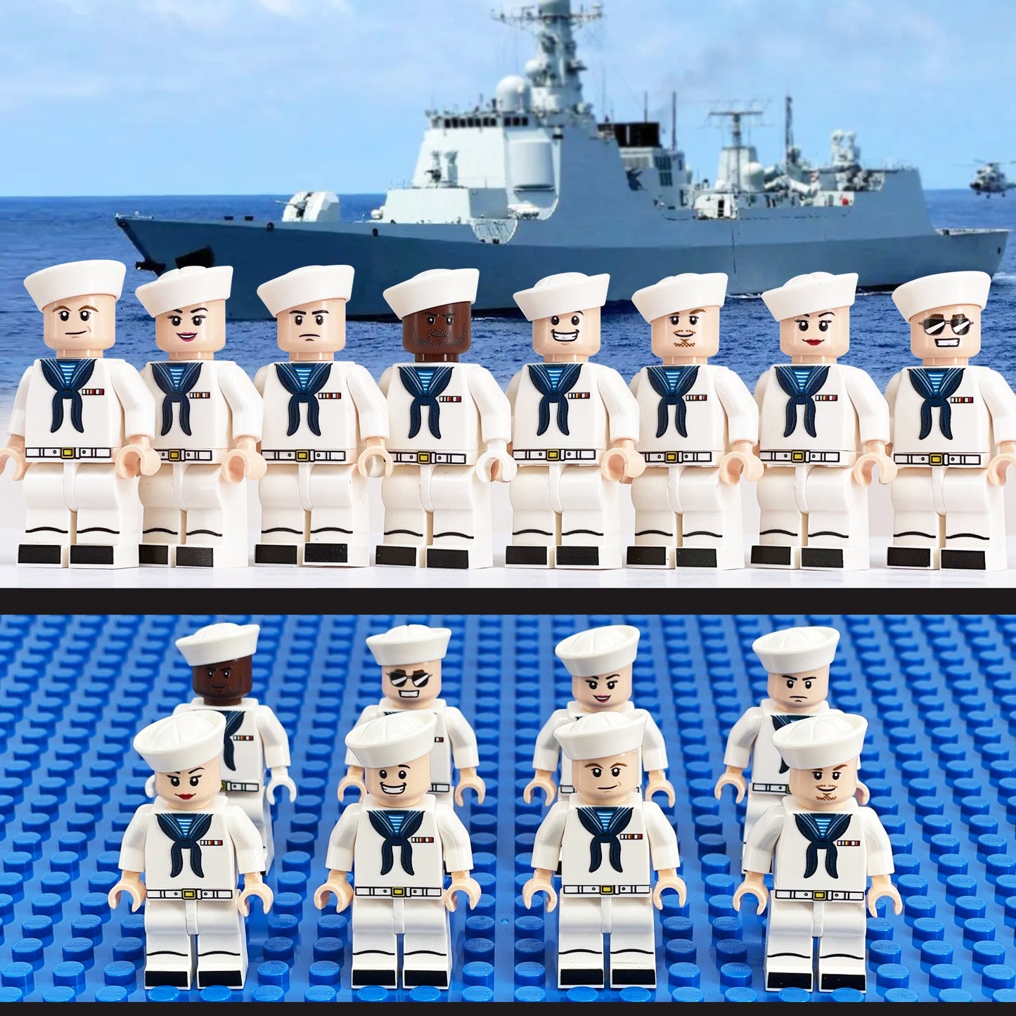 Navy Military Minifigure Bundle Set2
