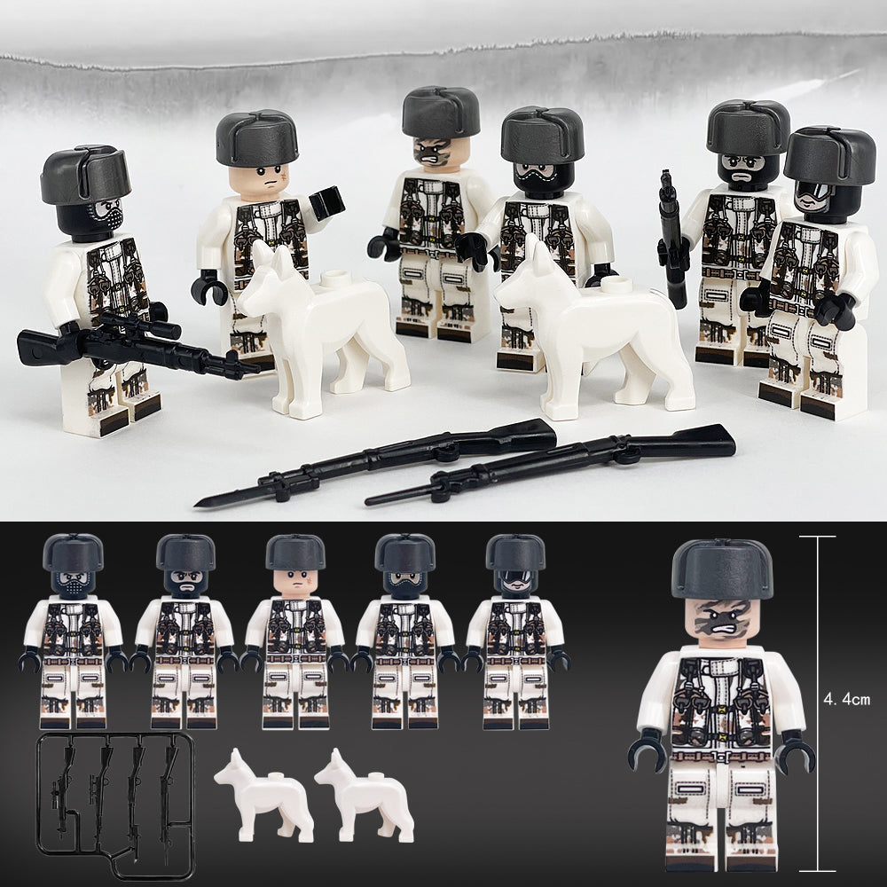 Soviet Snow Special Forces Minifigure Military Bundle Set2