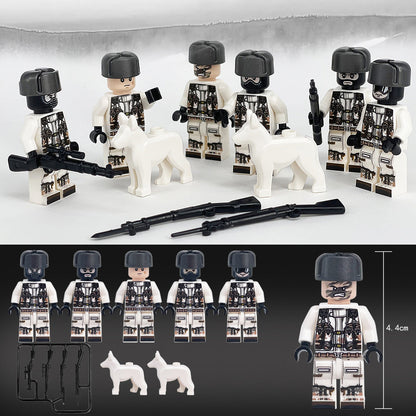 Soviet Snow Special Forces Minifigure Military Bundle Set2