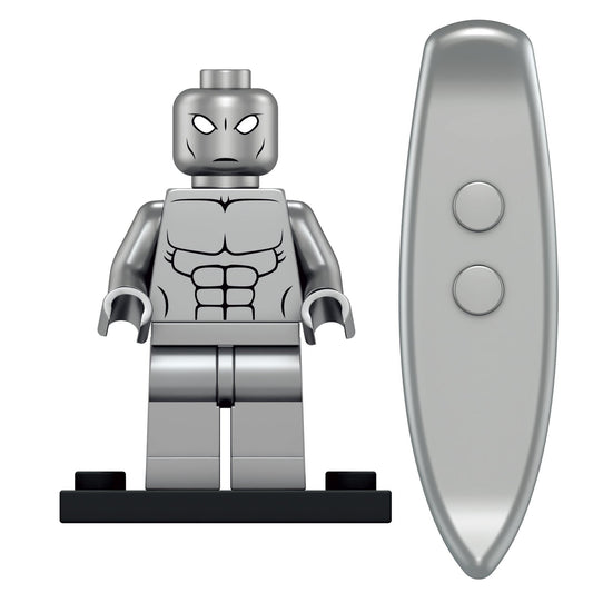 Silver Surfer (Fantastic Four) Custom Marvel Superhero Minifigure