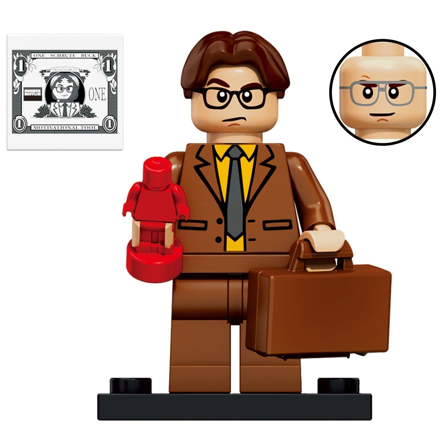 Dwight Schrute Custom The Office Minifigure1