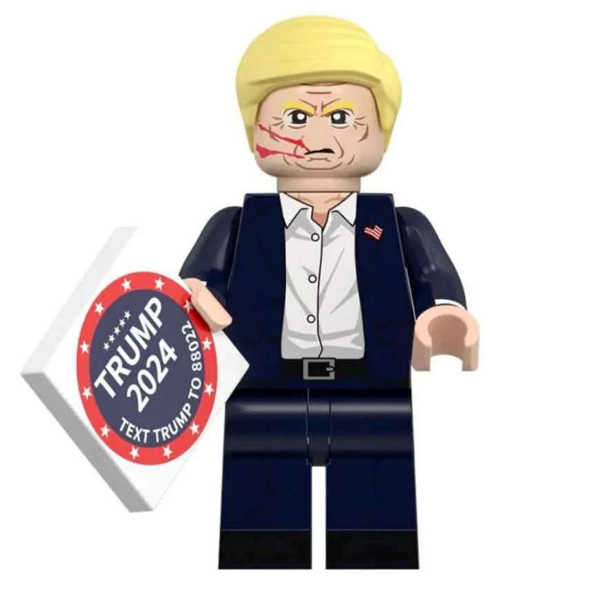 Donald Trump (Campaign Trail) Custom Collectable Iconic Minifigure1