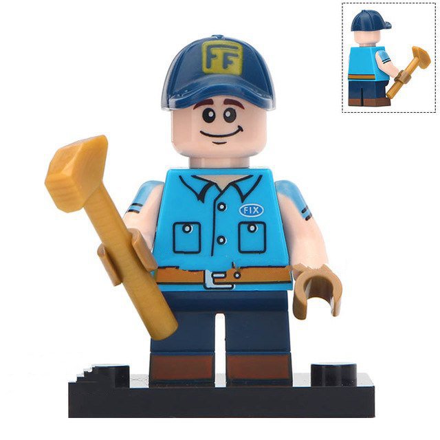 Fix-it Felix From Wreck-it Ralph Custom Minifigure1