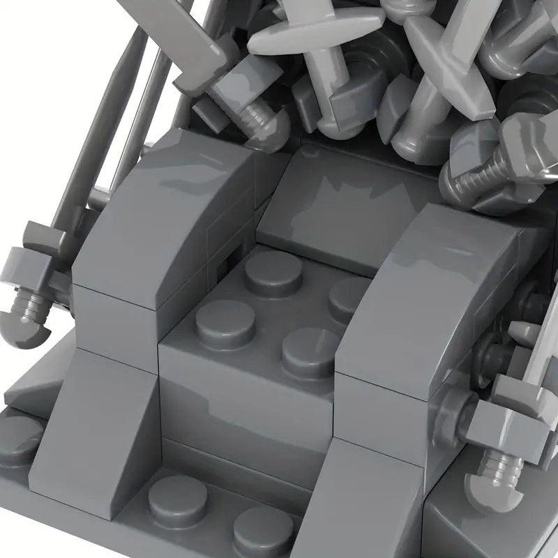 Game of Thrones Iron Throne MOC Build4