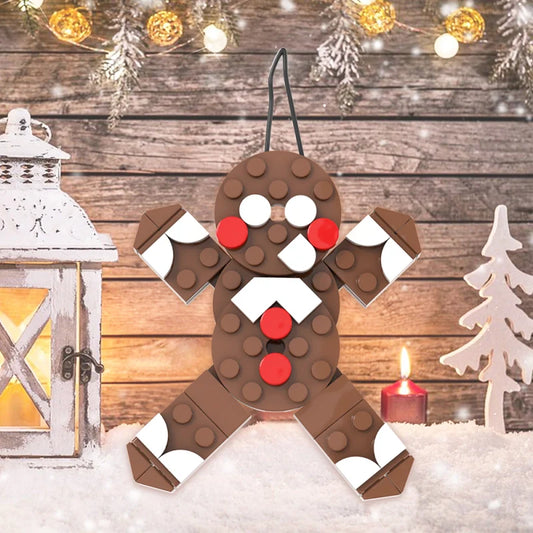 Gingerbread Man Christmas Ornament MOC