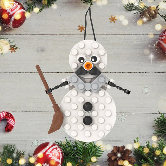 Christmas Snowman Ornament MOC