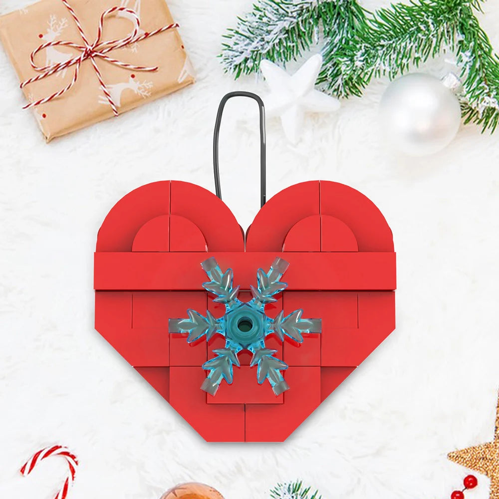 Christmas Heart Festival Decoration Ornament MOC
