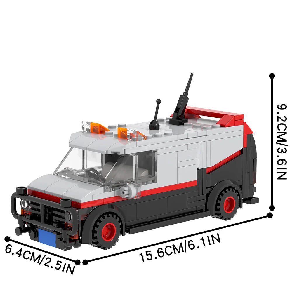 The A-Team GMC Vandura Van Custom MOC4