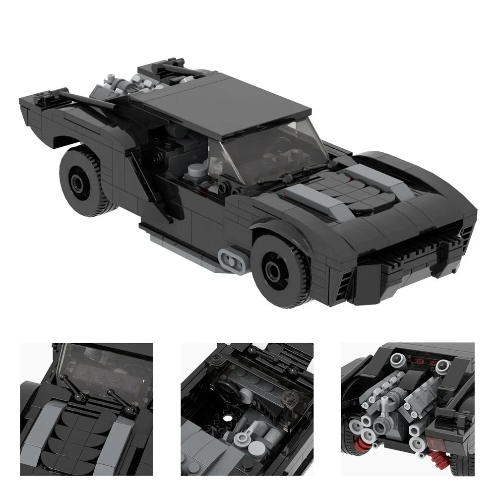 The Batman (2022) Batmobile Custom DC Superhero MOC7