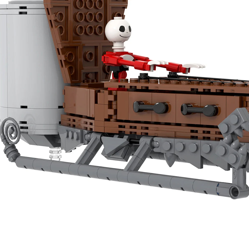 Nightmare Before Christmas Jack Skellington Sleigh Custom MOC9