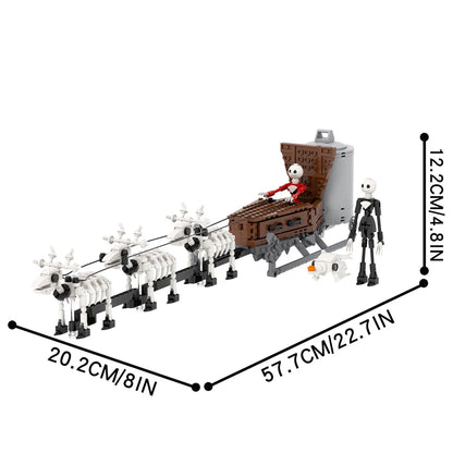 Nightmare Before Christmas Jack Skellington Sleigh Custom MOC11