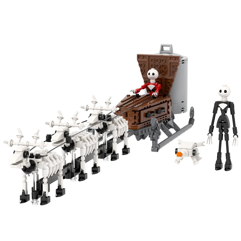 Nightmare Before Christmas Jack Skellington Sleigh Custom MOC2