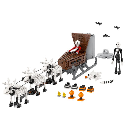 Nightmare Before Christmas Jack Skellington Sleigh Custom MOC3