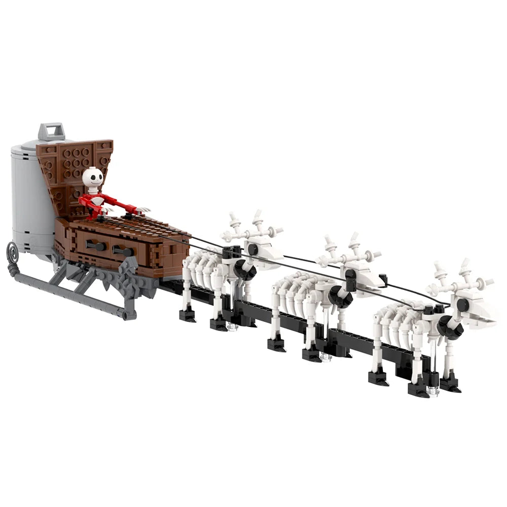 Nightmare Before Christmas Jack Skellington Sleigh Custom MOC5