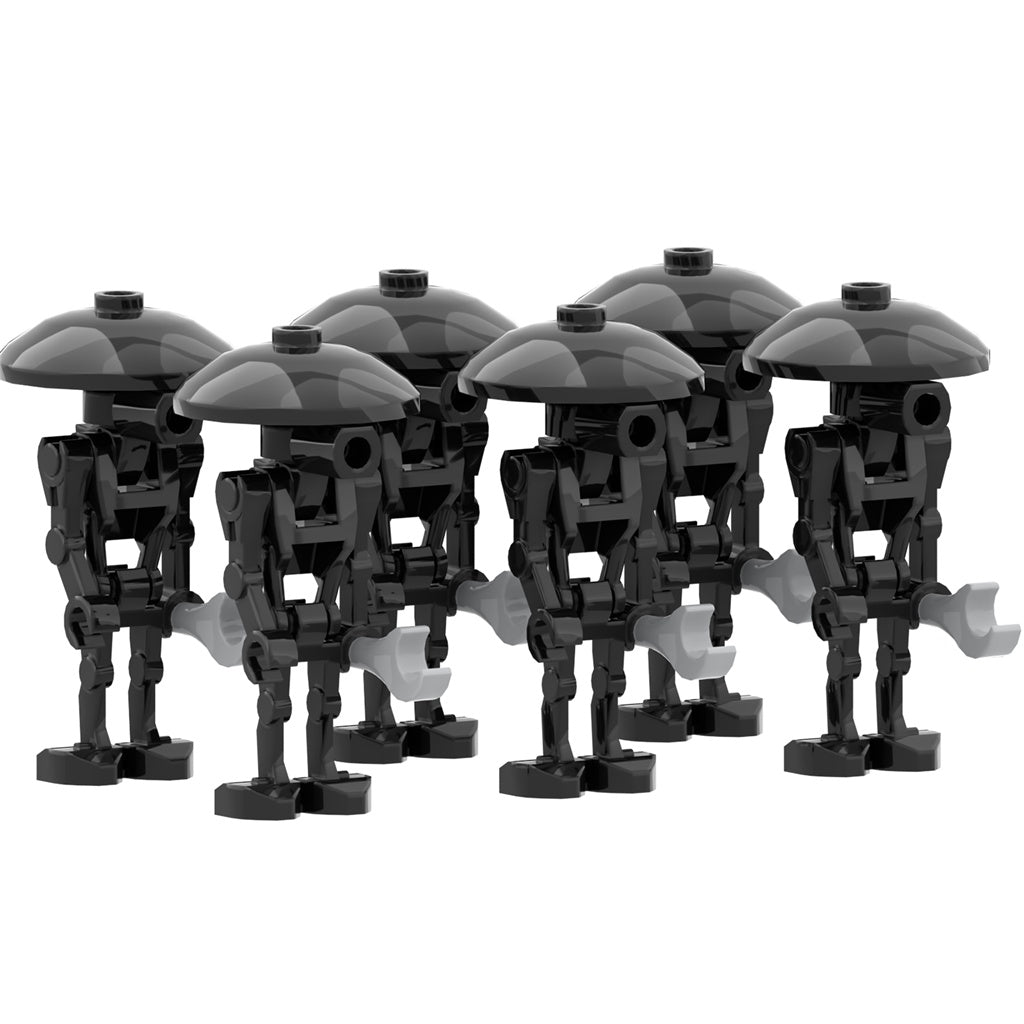 6 x DUM-series Pit Droid (Black) custom Star Wars Minifigure1