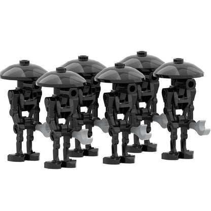 6 x DUM-series Pit Droid (Black) custom Star Wars Minifigure1