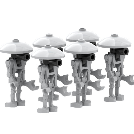 6 x DUM-series Pit Droid (Grey) custom Star Wars Minifigure1