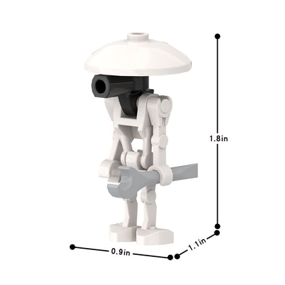 6 x DUM-series Pit Droid (White) custom Star Wars Minifigure2