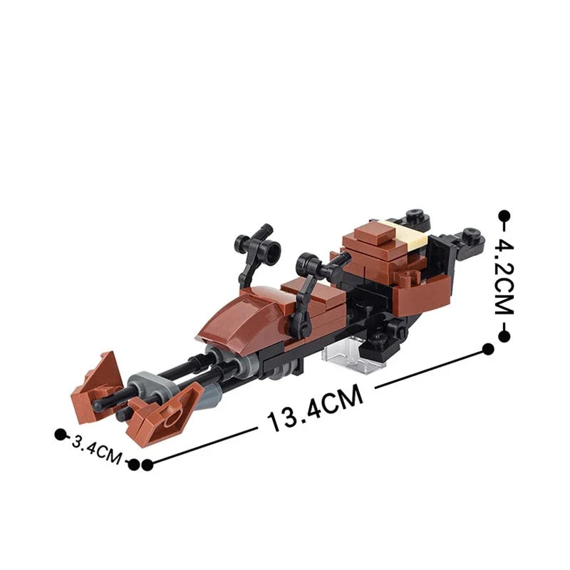 74-Z Speeder Bike Custom Star Wars MOC2