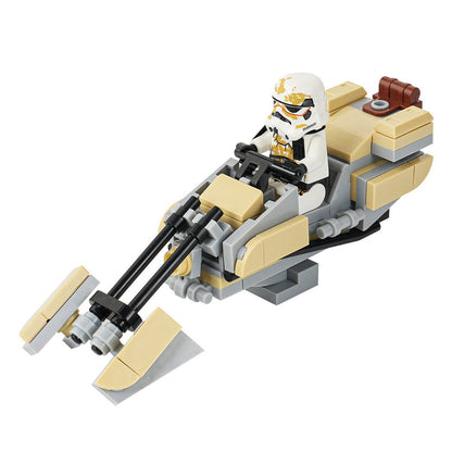 Zephyr-G Swoop Bike with Sandtrooper Star Wars MOC1