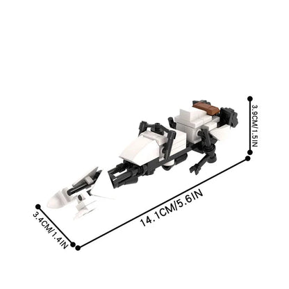 74-Z Speeder Bike with Scout Trooper Star Wars MOC3