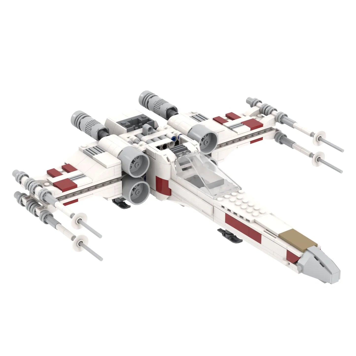 X-Wing Starfighter Custom Star Wars MOC3
