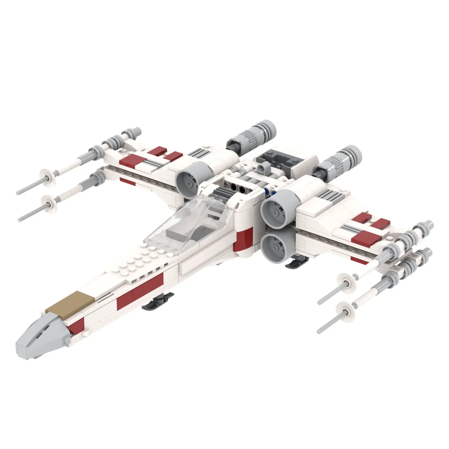 X-Wing Starfighter Custom Star Wars MOC4
