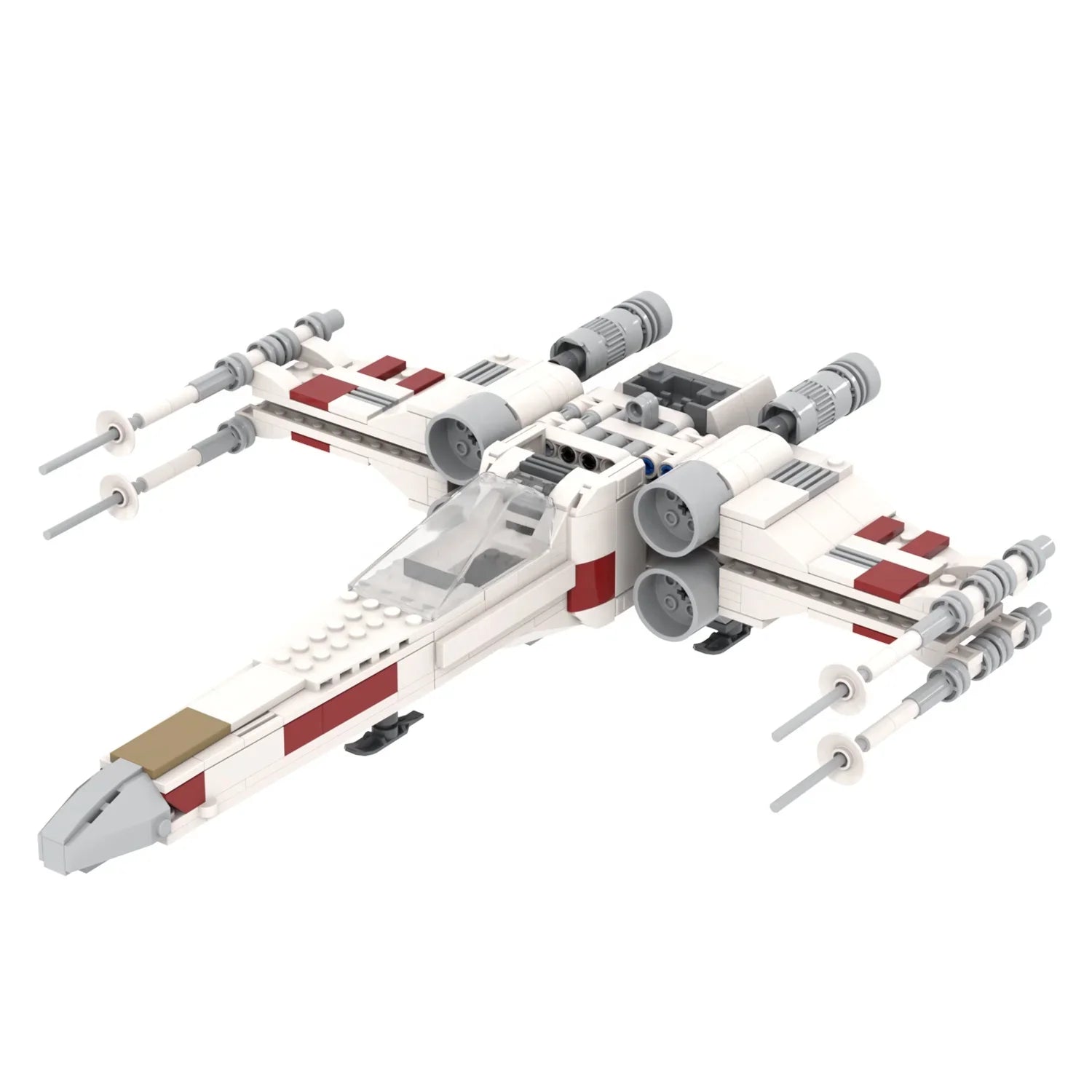 X-Wing Starfighter Custom Star Wars MOC4