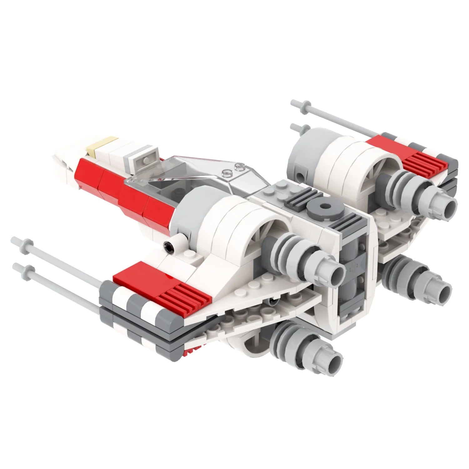 X-Wing Starfighter Custom Star Wars MOC3