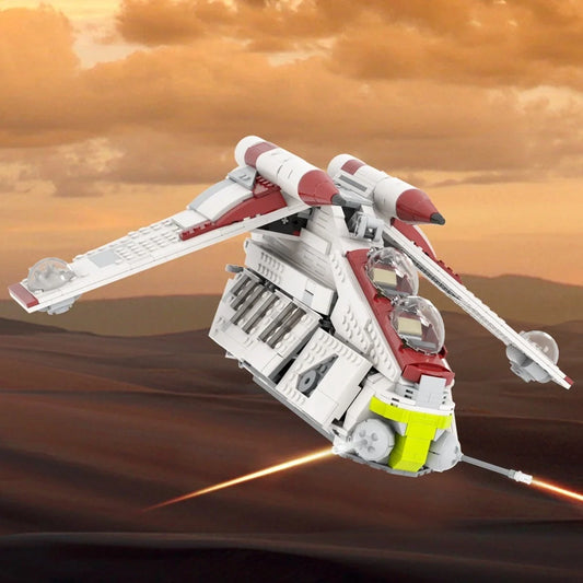 Republic Attack Gunship Custom Star Wars MOC1