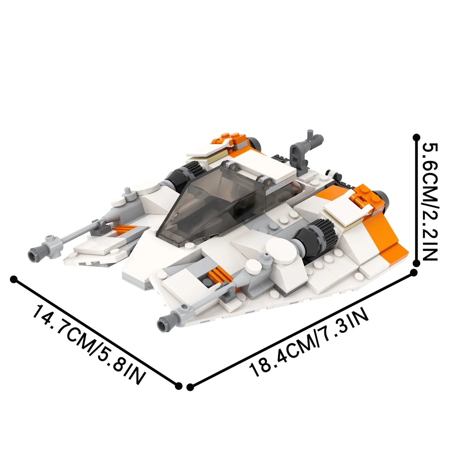 T-47 Snowspeeder Custom Star Wars MOC2