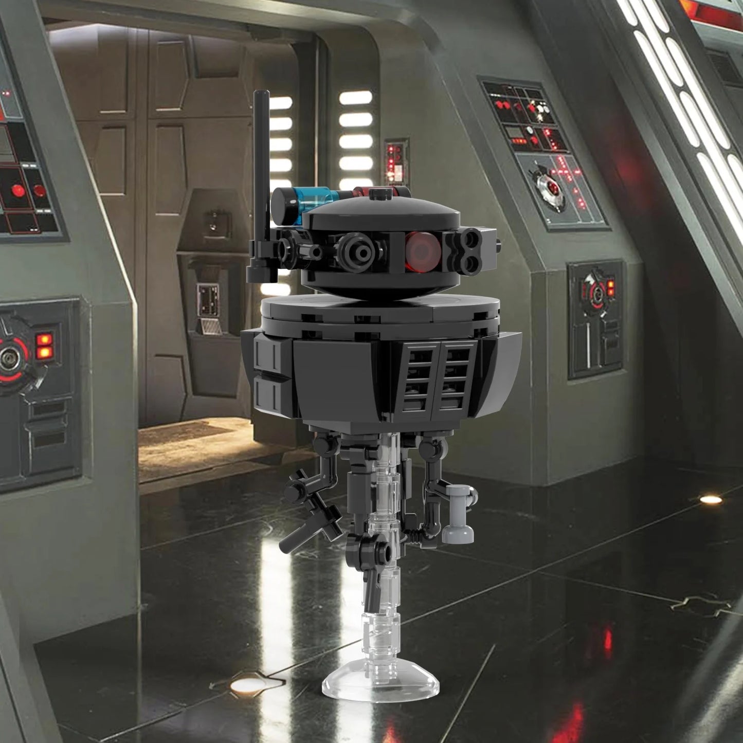 Police Probe Droid Custom Star Wars MOC1